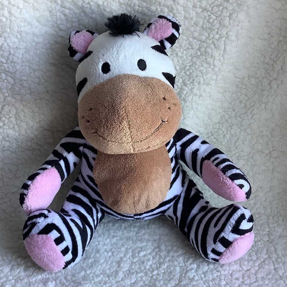 Babies R Us 10 inch Zebra Adorable Plush Stuffed Animal Toy